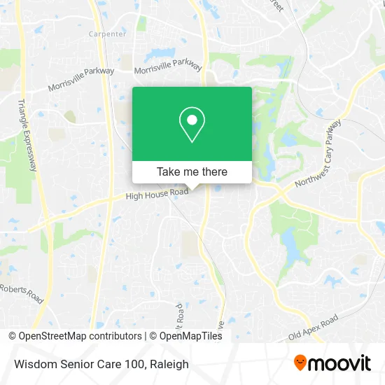 Wisdom Senior Care 100 map