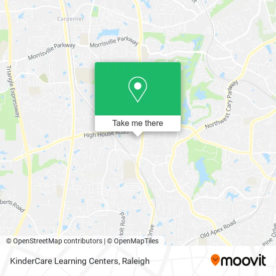 KinderCare Learning Centers map