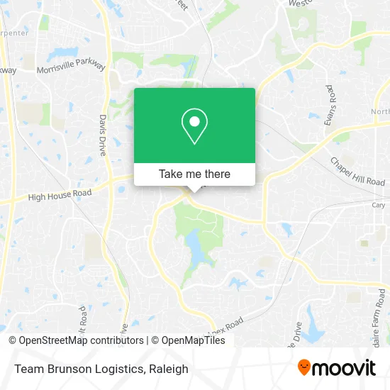 Team Brunson Logistics map