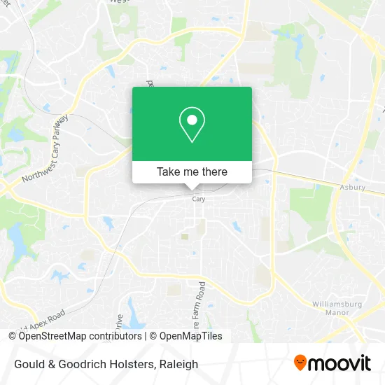 Gould & Goodrich Holsters map