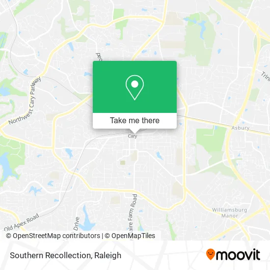 Southern Recollection map