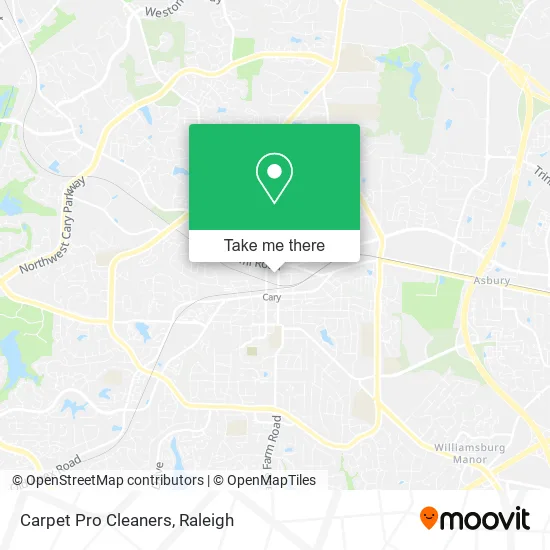 Carpet Pro Cleaners map