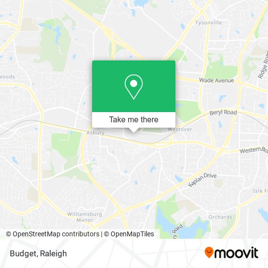 Mapa de Budget