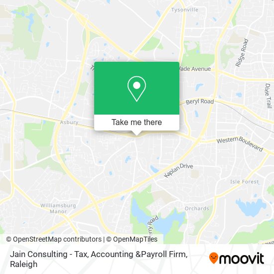 Jain Consulting - Tax, Accounting &Payroll Firm map
