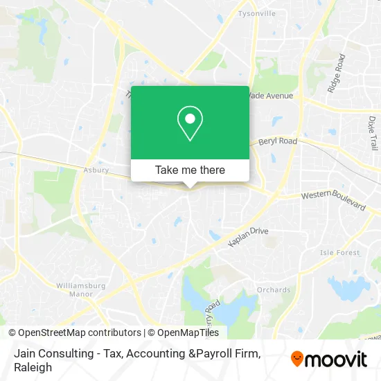 Mapa de Jain Consulting - Tax, Accounting &Payroll Firm