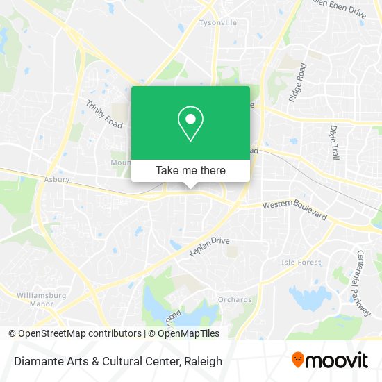 Mapa de Diamante Arts & Cultural Center