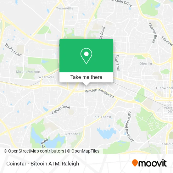 Mapa de Coinstar - Bitcoin ATM