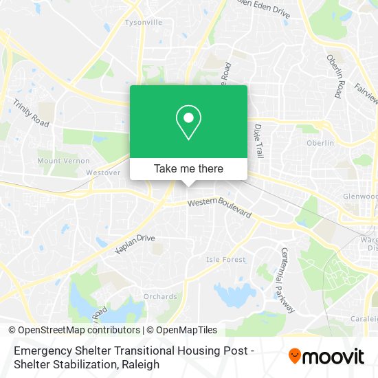Emergency Shelter Transitional Housing Post - Shelter Stabilization map