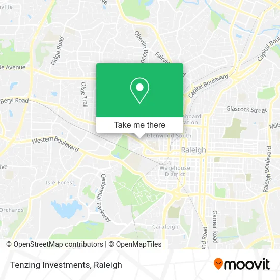 Tenzing Investments map