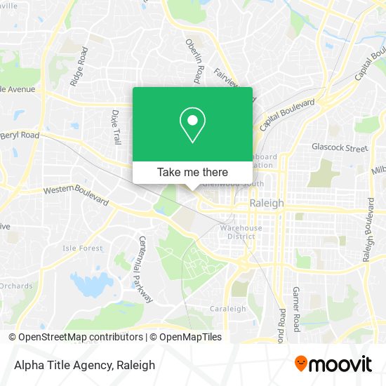 Alpha Title Agency map
