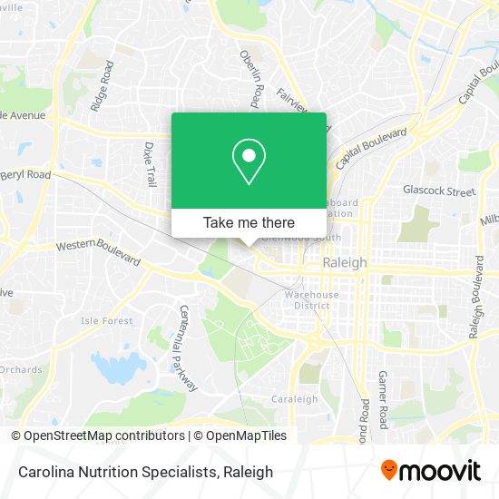 Mapa de Carolina Nutrition Specialists