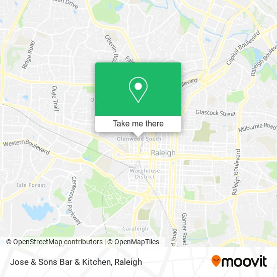 Jose & Sons Bar & Kitchen map