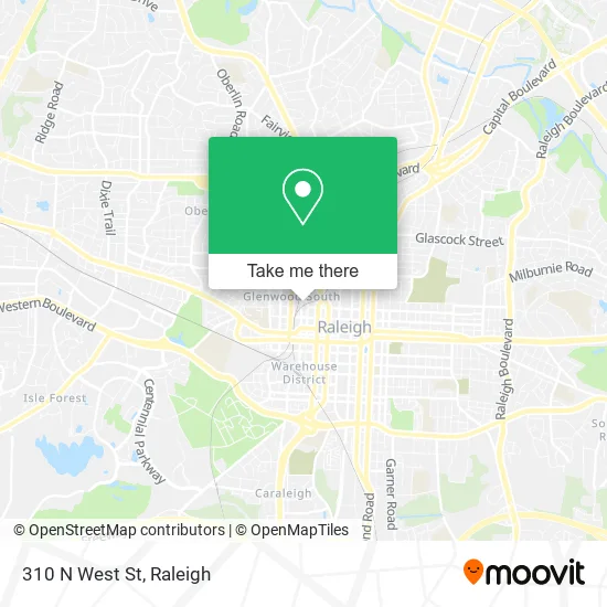 310 N West St map