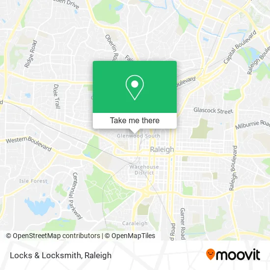Locks & Locksmith map