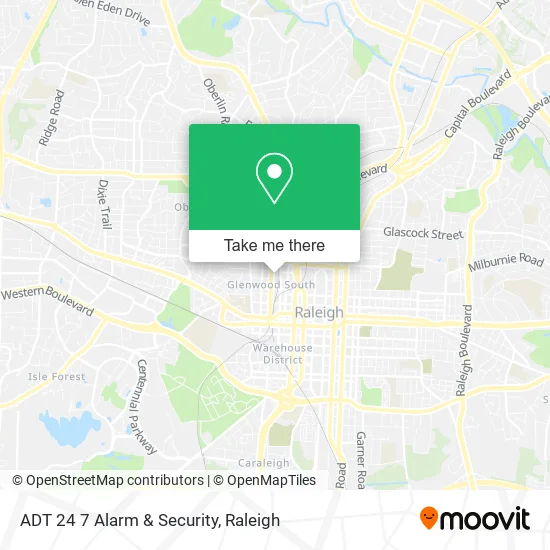 ADT 24 7 Alarm & Security map