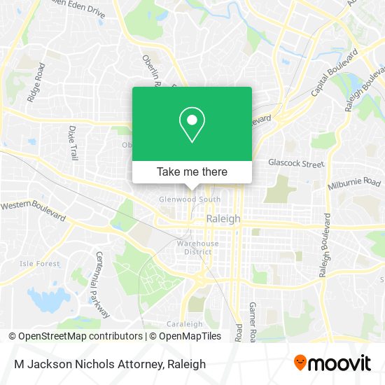 M Jackson Nichols Attorney map
