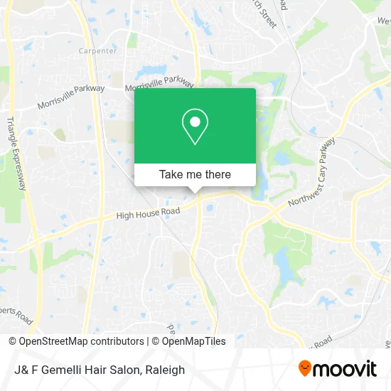 J& F Gemelli Hair Salon map