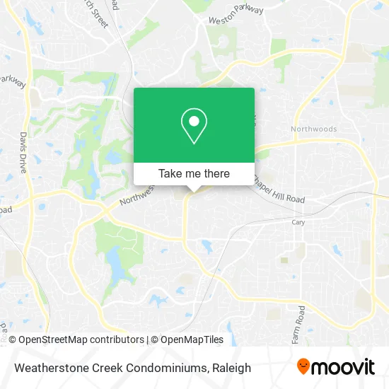 Weatherstone Creek Condominiums map