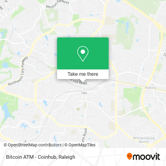 Bitcoin ATM - Coinhub map