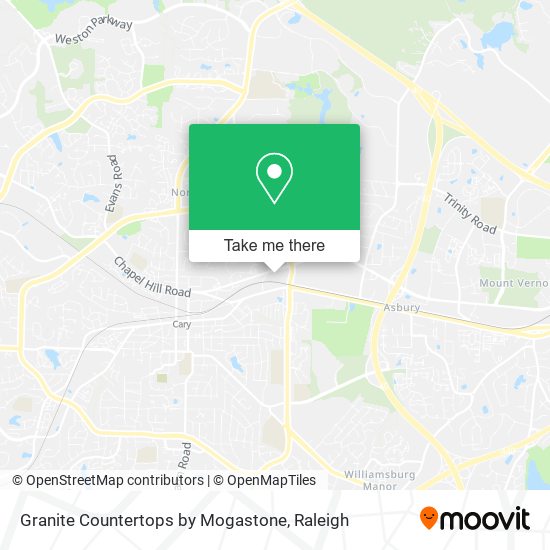 Granite Countertops by Mogastone map