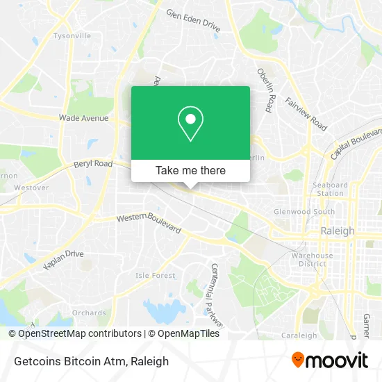 Getcoins Bitcoin Atm map