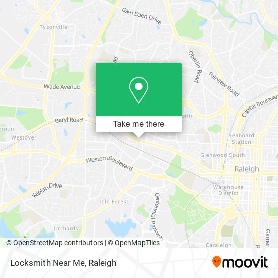 Mapa de Locksmith Near Me