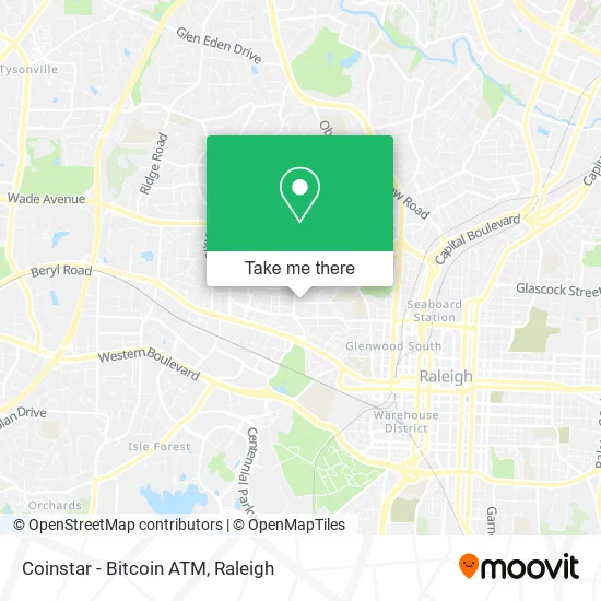 Coinstar - Bitcoin ATM map