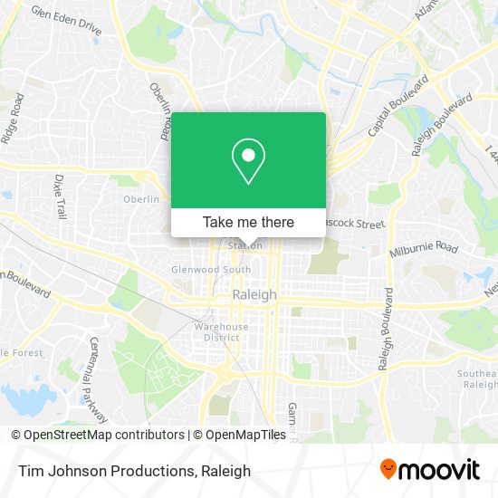 Tim Johnson Productions map