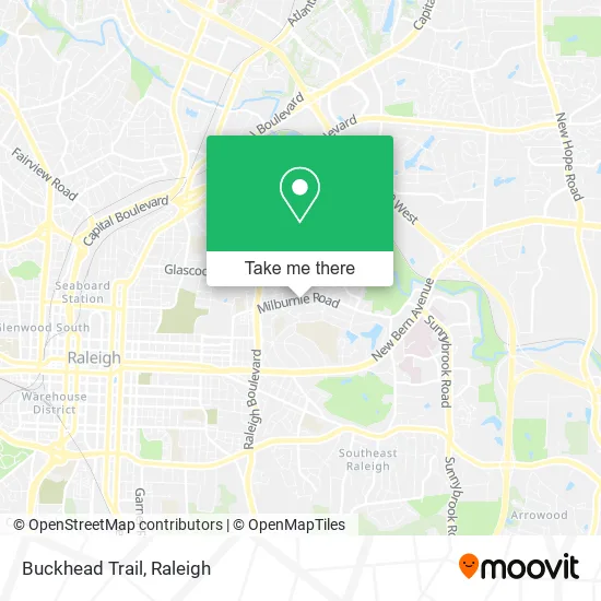 Buckhead Trail map