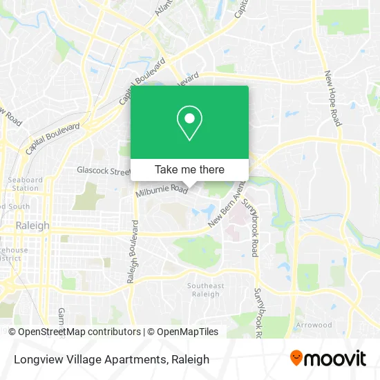 Longview Village Apartments map