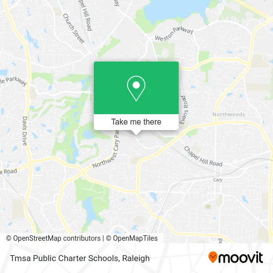 Tmsa Public Charter Schools map