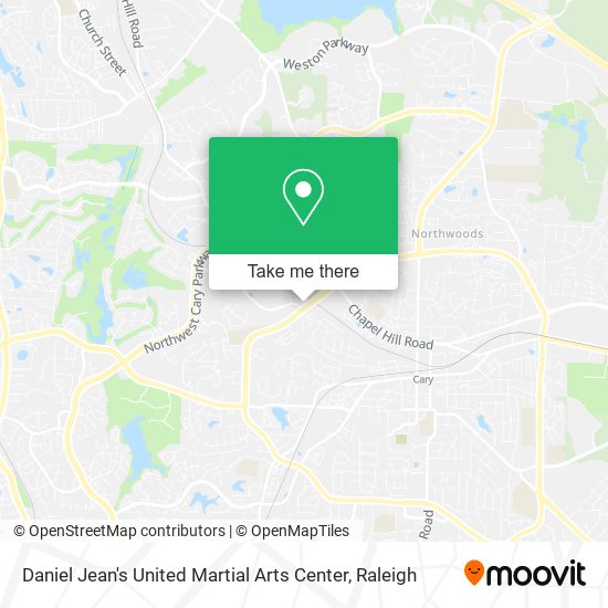 Daniel Jean's United Martial Arts Center map