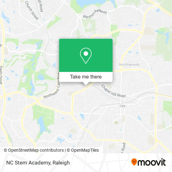 NC Stem Academy map