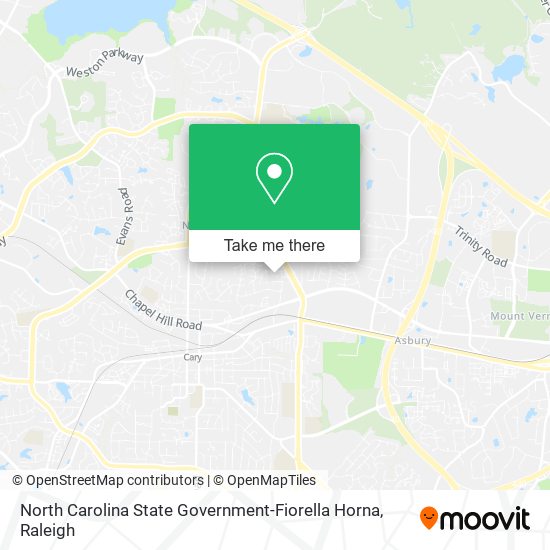 North Carolina State Government-Fiorella Horna map