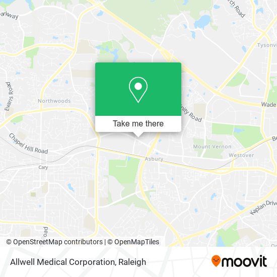 Mapa de Allwell Medical Corporation