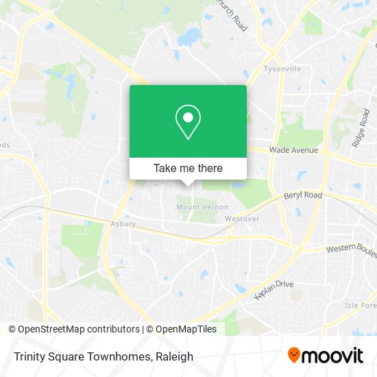 Mapa de Trinity Square Townhomes