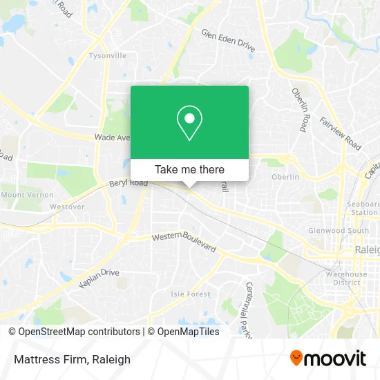 Mattress Firm map