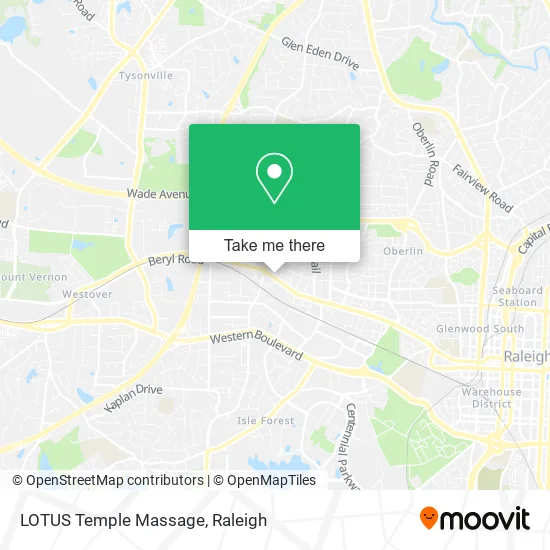 LOTUS Temple Massage map