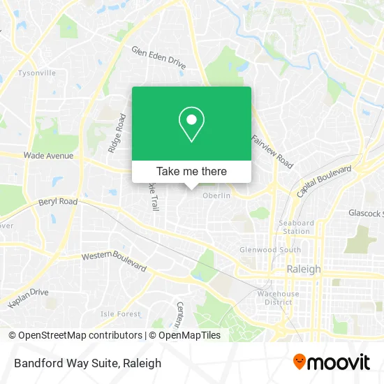 Bandford Way Suite map