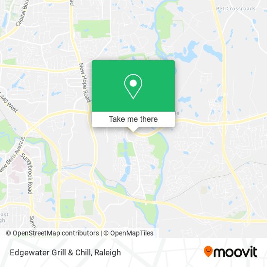 Mapa de Edgewater Grill & Chill