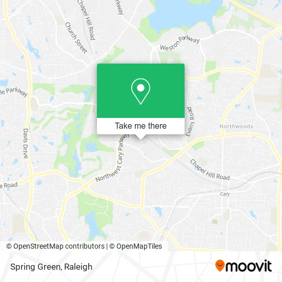 Spring Green map