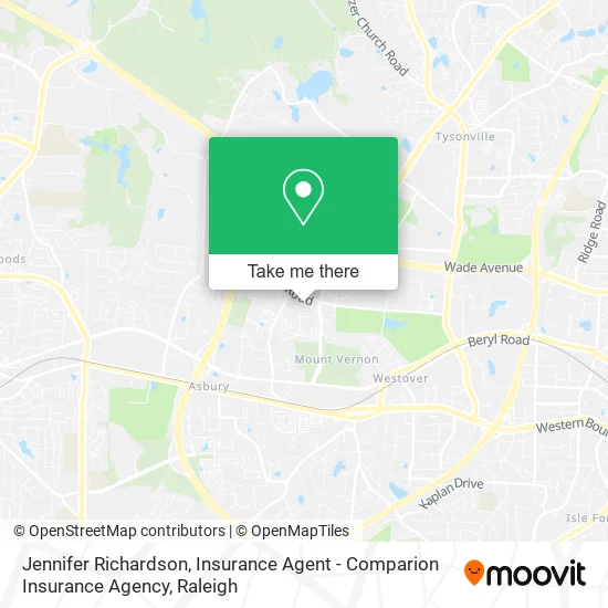Jennifer Richardson, Insurance Agent - Comparion Insurance Agency map