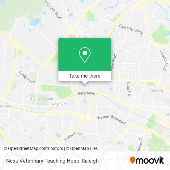 Ncsu Veterinary Teaching Hosp map