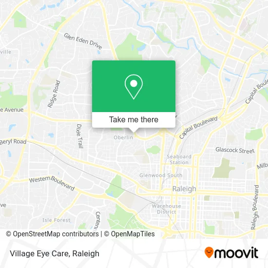Village Eye Care map