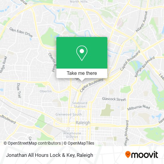 Jonathan All Hours Lock & Key map