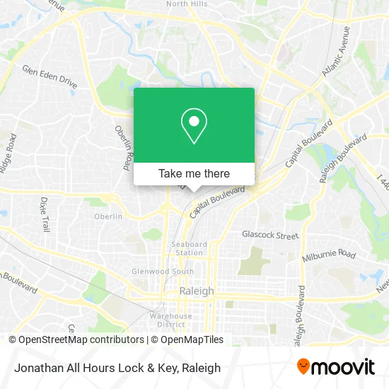 Jonathan All Hours Lock & Key map