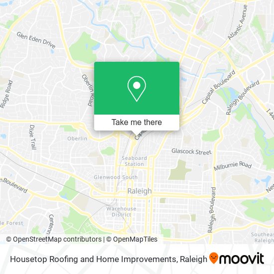 Housetop Roofing and Home Improvements map