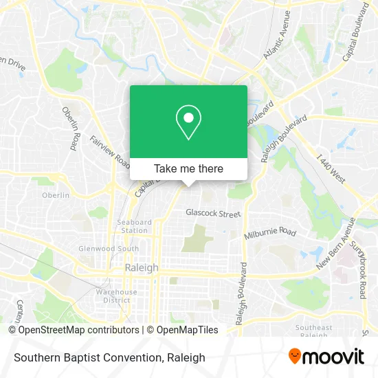 Southern Baptist Convention map