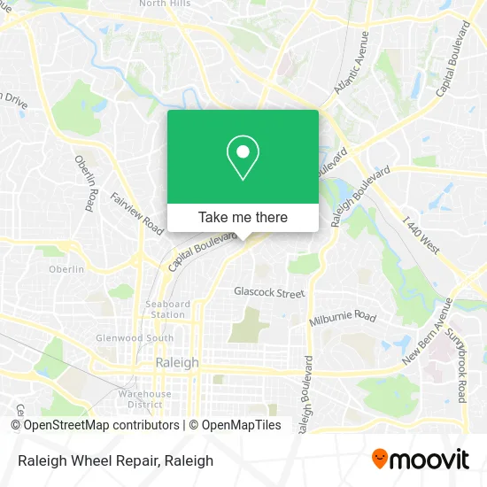 Raleigh Wheel Repair map