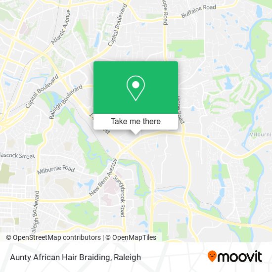Mapa de Aunty African Hair Braiding